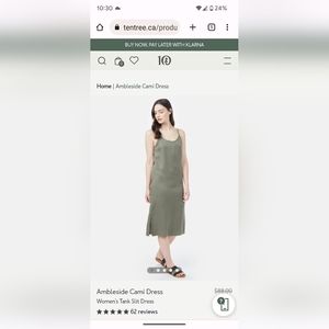 Ten Tree Ambleside cami dress size medium
